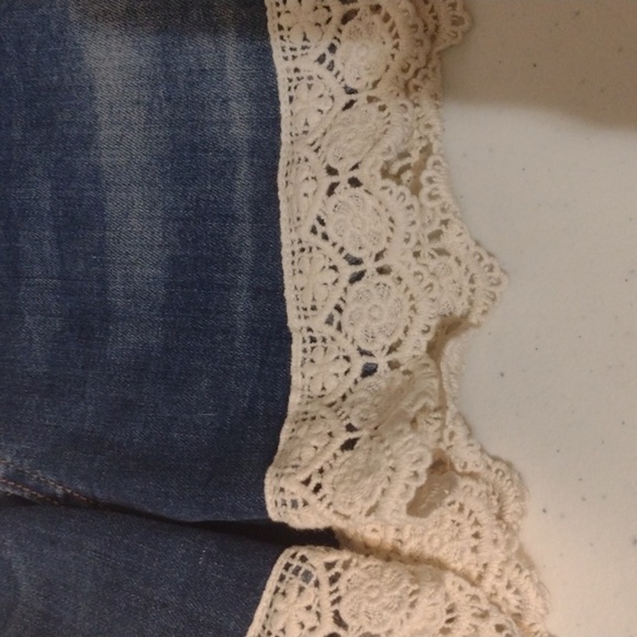 Lucky& blessed size 16 mid rise shirts lace bottom - Picture 8 of 8